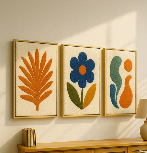 Pufero Color Flowe Dekor & Halı