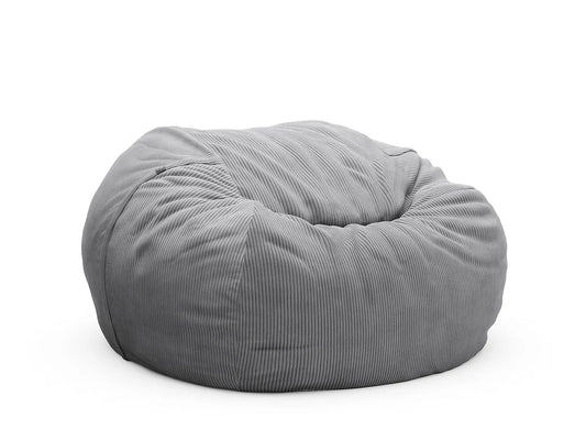 Pufero Dev Boy Fitilli Gümüş