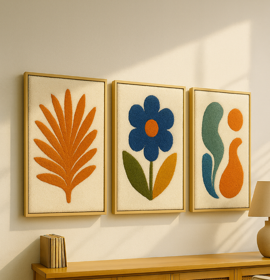 Pufero Color Flowe Dekor & Halı
