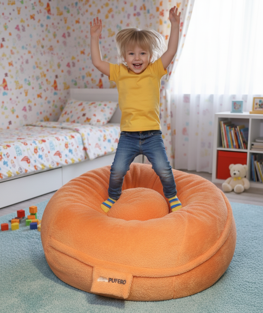 Pufero Ana Kucağı Turuncu