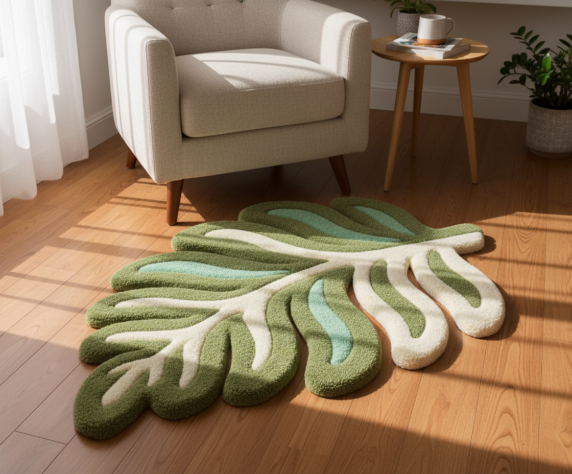 Pufero Leaf Halı & Dekor