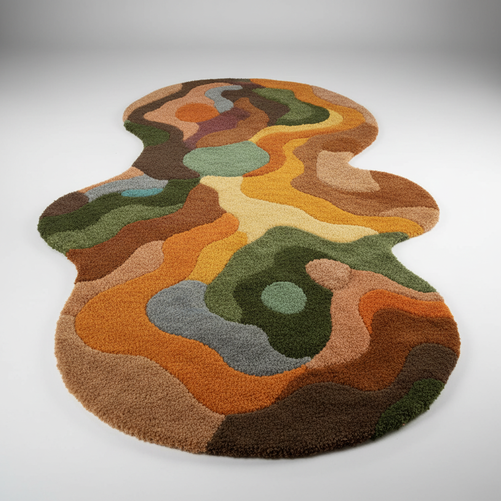 Pufero Irregular Halı & Dekor