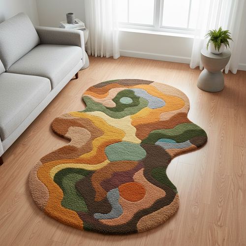 Pufero Irregular Halı & Dekor