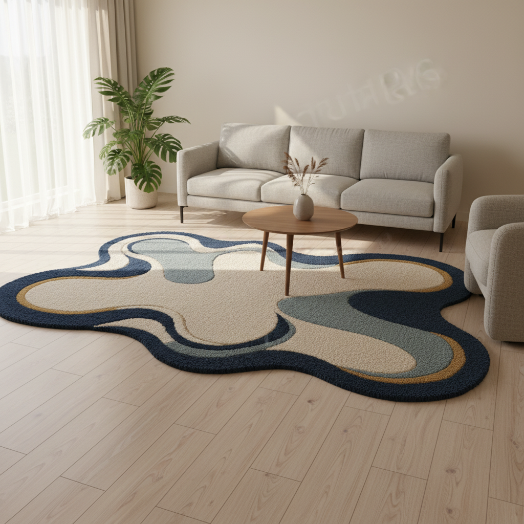 Pufero Wavy Sky Halı & Dekor